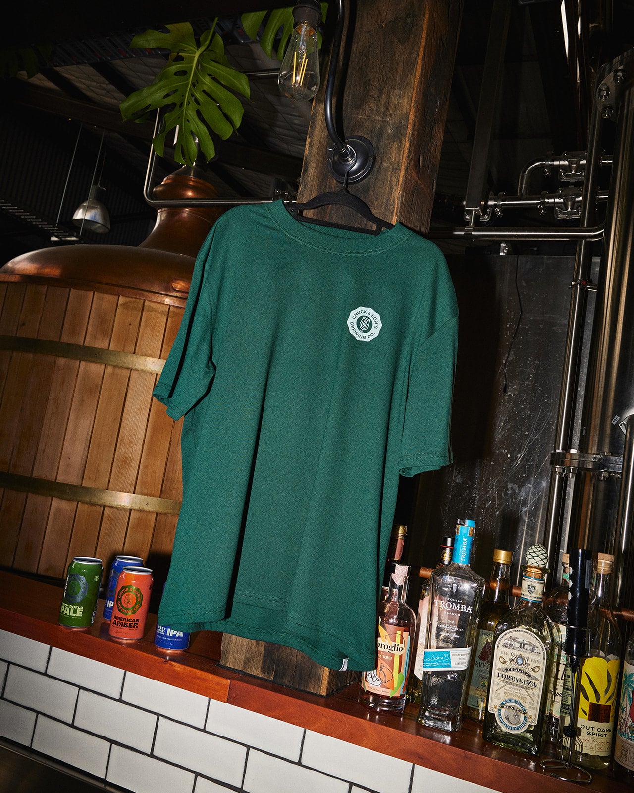 vintage style t-shirt brewery