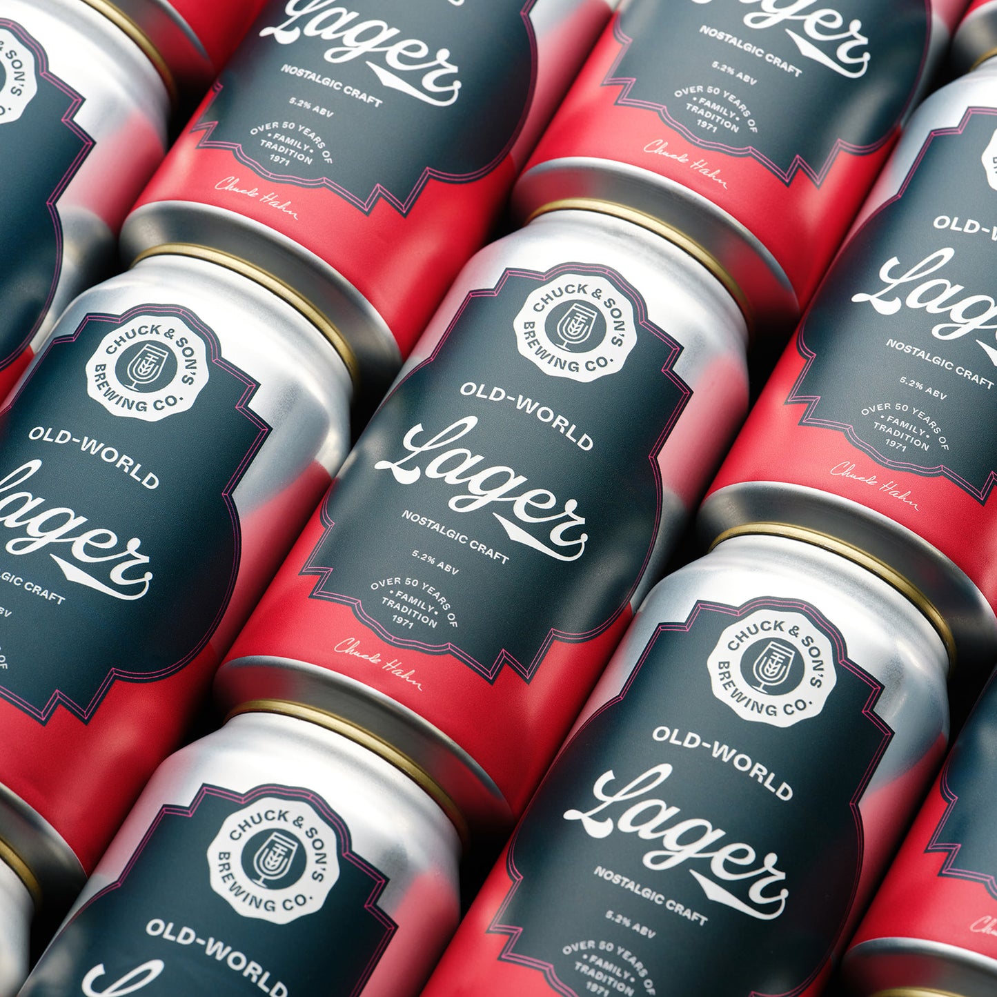 OLD-WORLD LAGER 375ML CANS (CASE OF 16)