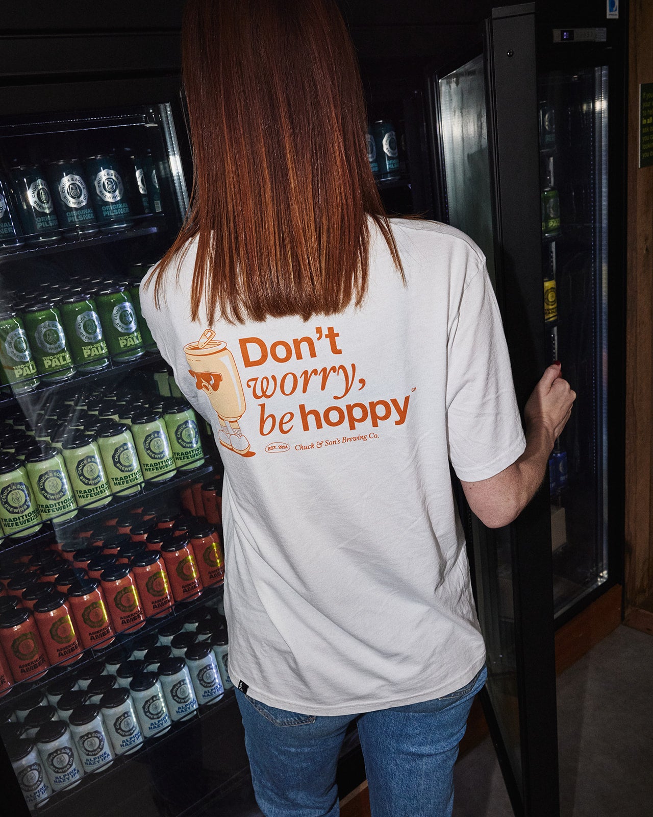 DON'T WORRY BE HOPPY TEE (unisex)