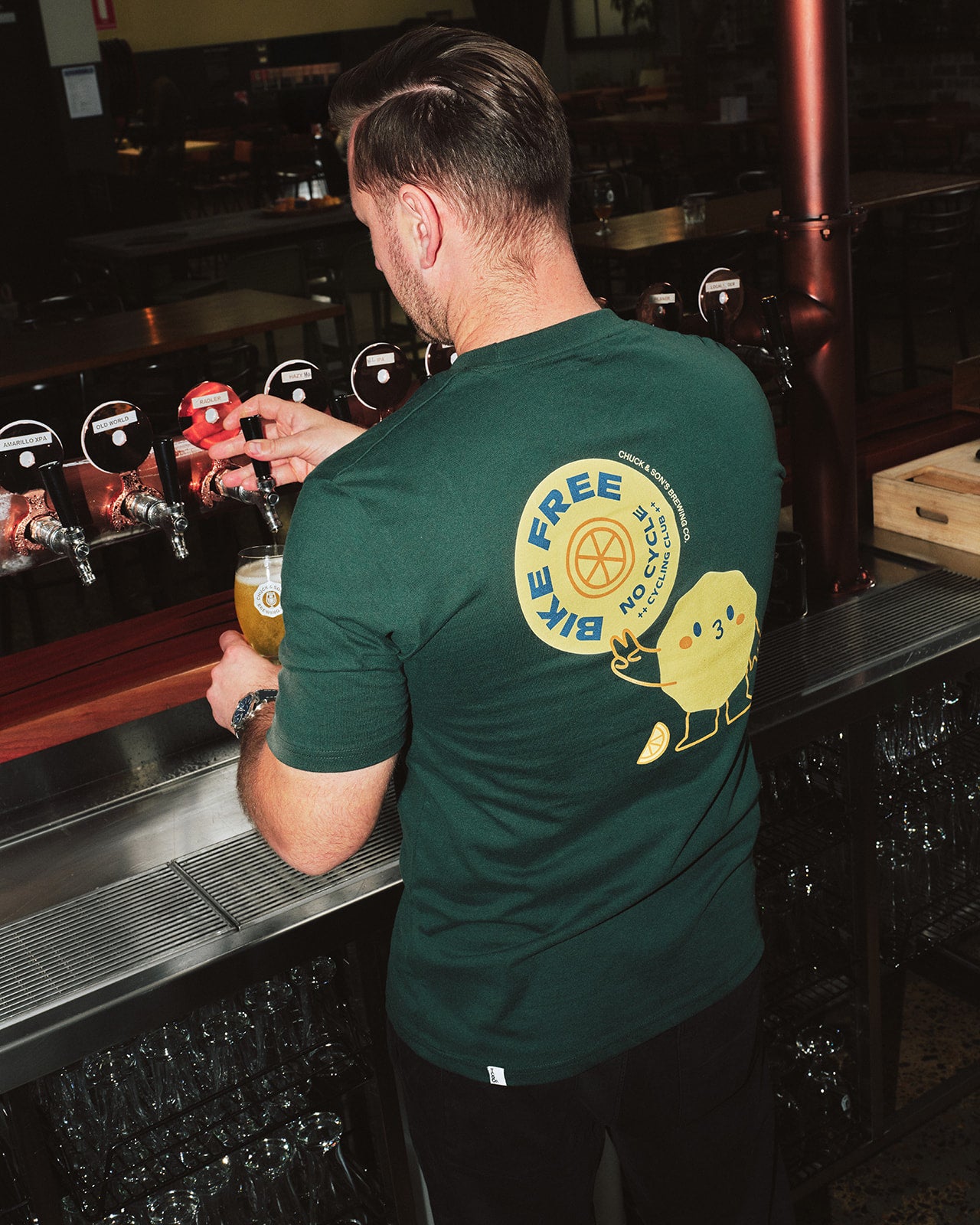 BIKE-FREE CYCLING CLUB TEE (unisex)