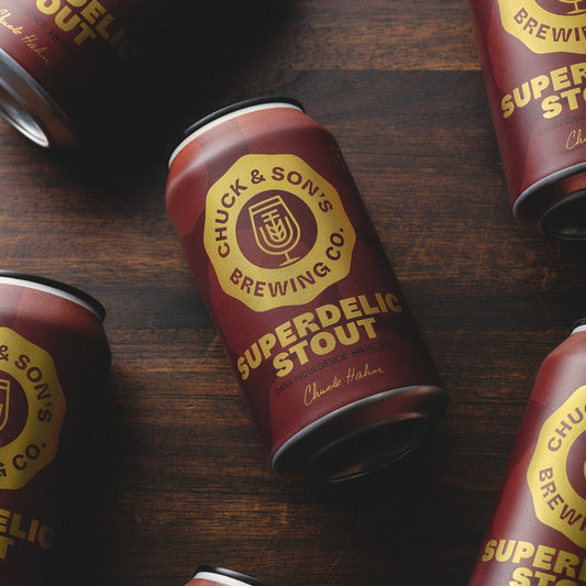 SUPERDELIC STOUT 375ML CANS (CASE OF 16)