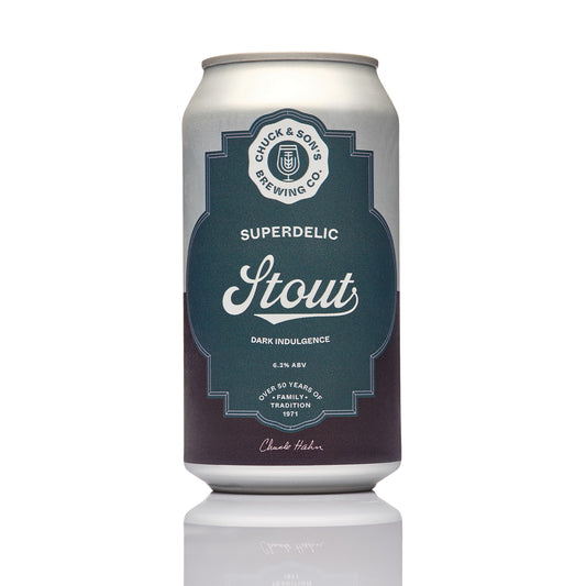SUPERDELIC STOUT 375ML CANS (CASE OF 16)