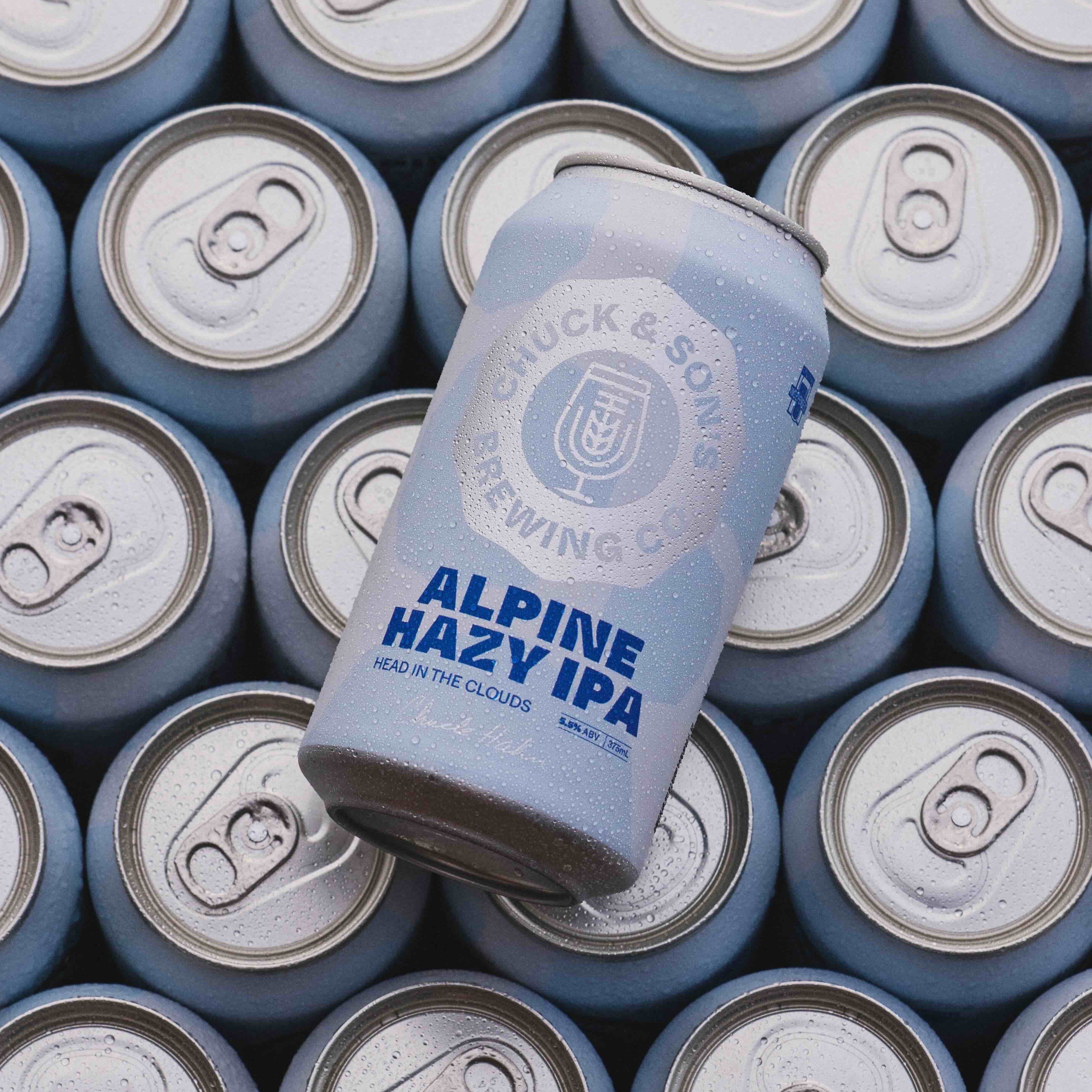CHUCK & SON'S BREWING CO. BEER - ALPINE HAZY IPA CANS (CASE OF 16 ...