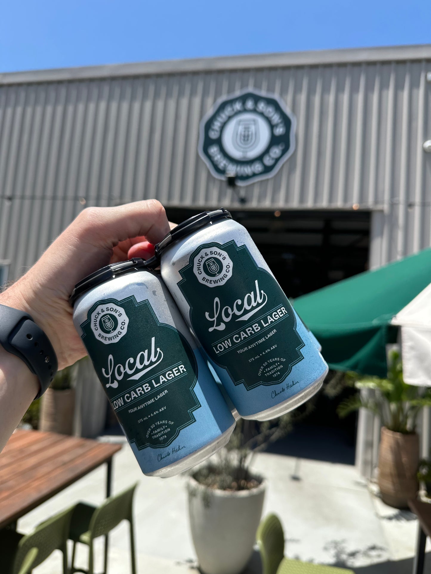 LOCAL LAGER 375ML CANS (CASE OF 16)