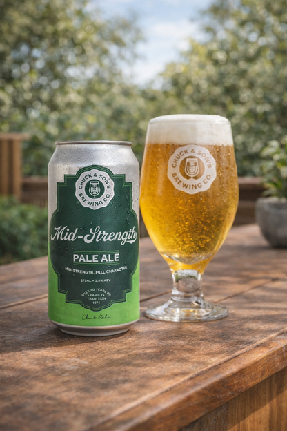 MID-STRENGTH PALE ALE 375ML CANS (CASE OF 16)