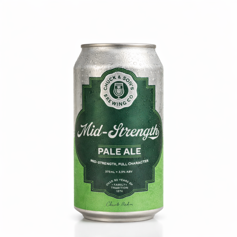 Mid-Strength Pale Ale | Premium 3.5% Craft Beer – Chuck and Son's ...